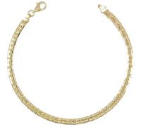 Bracelet Or 18 Carats 750/00 Maille Haricot Jaune - Femme - L'ATELIER D'AZUR - Les Classiques de la Bijouterie