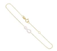 Bracelet Or Jaune et Diamants - Motif Infini Infinity - Femme