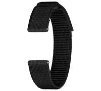 SAMSUNG Fabric Band (Slim, S/M) Bracelet en matériau réfléchissant pour Galaxy Watch4 | Watch5 | Watch6 | Watch FE | Watch7 Series, Black