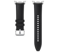 Samsung Original Bracelet Cuir Hybrid Vegan pour Galaxy Watch 8 40/44 mm / Classic 46 mm - S/M/L - Black