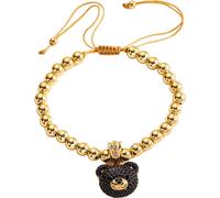 Bracelet Ours - Or/Bleu foncé KP28485