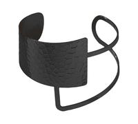 Bracelet ouvert extensible réglable pour femme rétro hip-hop punk jonc géométrique irrégulier accessoire bijoux en alliage, taille unique, Comme décrit