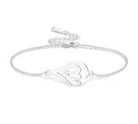Bracelet ovale islamique Ayatul Kursi pour femme Allah en forme de larme Bracelet à breloques arabe musulman coran calligraphie Cadeau pour l'Aïd Cadeau de Ramadan (Bracelet Allah-S)