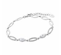 Bracelet Ovale Lotus Silver Lp1919-2/1 Zircone Argent Sterling 925 Jlp1919-2-1