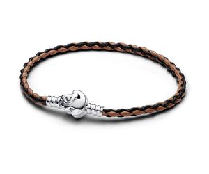 Bracelet PANDORA en Cuir Tresse Pandora Moments Disney Le Roi Lion