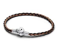 Bracelet PANDORA en Cuir Tresse Pandora Moments Disney Le Roi Lion (Taille: 20.5cm)