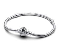 Bracelet PANDORA Maille Serpent Fermoir étoile Polaire (Taille: 19cm)