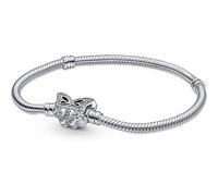 Pandora Bracelet Maille Serpent Fermoir Papillon 17 cm