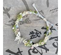 Bracelet papillon coloré fait main avec architecture biomimétique et noyau en silicone pour une utilisation saisonnière (6799)