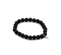 Bracelet Perles Agate noire 8 mm - A Bijoux Multicolore