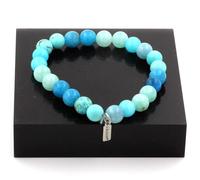 Bracelet Perles Aigue-Marine + Apatite + Angélite + Turquoise 8 mm - A Bijoux