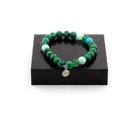 Bracelet de perles d'amazonite + chrysocolle + malachite + agate verte 8 mm
