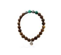 Perles de bracelet Congo malachite + hématite + bois 8 mm