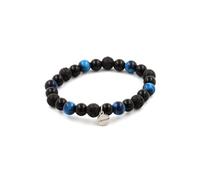 Bracelet Perles Oeil de Tigre + Quartz rose + Turquoise + Hématite de 8 mm | Longueur 19-20 cm | Multicolore | TRENDYFLAIR