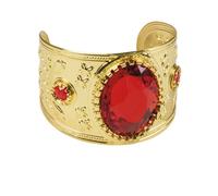 Boland 64463 - Bracelet Garnet of the Nile, bracelet rigide, bijoux fantaisie pour costumes de carnaval, carnaval et soirée à thème