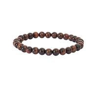 Bracelet Pierre Naturelle | Haut de Gamme | Bijoux Femme Homme Couple |Perle semie précieuse | 6mm | Marque française | Satisfait ou remboursé | (Oeil de Taureau)