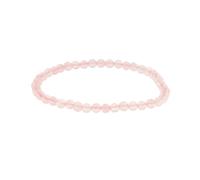 Bracelet pierre - quartz rose 4mm