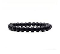 Bracelet pierres naturelles 8mm Onyx, authentique, marque française fabrication artisanale Kirei Paris Bijoux