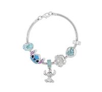 Disney Bracelet plaqué argent – taille unique, imitation rhodium, sans pierre précieuse