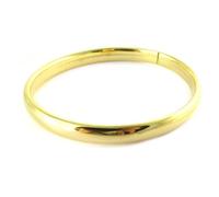 Bracelet Plaqué Or Demi-Jonc - 60 mm 7 mm- Les Trésors De Lily [N7276]