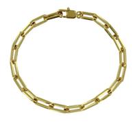 Bracelet Plaqué Or Mailles Cheval - Les Poulettes Bijoux