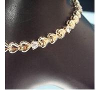 Bracelet Plaqué Or ""Mélodie d'Amour"" doré/or/