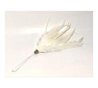 Bracelet Plume Blanche Pour Caresses