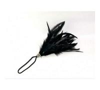 Bracelet Plume Noir Pour Caresses