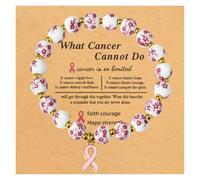 Bracelet Poignet Naturelle Cadeau Couleurs Anneaux et perles dorées. Longueur : 19 cm (7,48 pouces). Poids : 18 g. Motif inspirant pour la sensibilisation Bracelets Bracelet Bracelet De Anneaux (A, A)