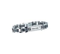 Bracelet - POLICE - ACIER CARB - Noir - Homme - Taille 18 pouces