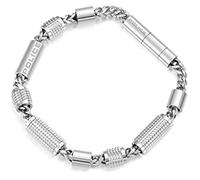 Bracelet - POLICE - Acier Inoxydable - Argenté - Durable - Pour Homme