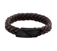 Bracelet - Police - Barnhill PJ.26558BLB-03 - Acier inoxydable - Tressé - Logo brun