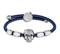 Bracelet - POLICE JEWELS - KONSO PJ.26554BLN02 - Bleu - Argent - Acier inoxydable