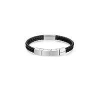 Bracelet - POLICE - Parallel - Cuir Marron - Stainless Steel - Homme