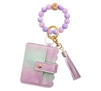 Bracelet porte-clé étanche - Doux et confortable - Peut contenir permis de conduire, cartes de crédit, clés - Idéal pour les femmes, les modes de vie actifs, les sports nautiques, les excursions à la