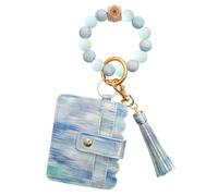 Bracelet porte-clé étanche - Doux et confortable - Peut contenir permis de conduire, cartes de crédit, clés - Idéal pour les femmes, les modes de vie actifs, les sports nautiques, les excursions à la