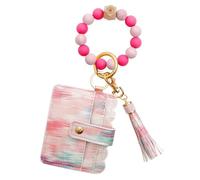 Bracelet porte-clé étanche - Doux et confortable - Peut contenir permis de conduire, cartes de crédit, clés - Idéal pour les femmes, les modes de vie actifs, les sports nautiques, les excursions à la