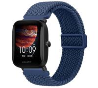 Bracelet pour Amazfit Bip u Pro/Bip, Tressé Bracelets en Élastique Tissu pour Amazfit Bip 3 Pro/Amazfit Bip Lite/Bip S/Bip S Lite/Bip U,Bouton de Fermeture Magnétique