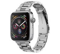 Bracelet pour montre connectée - SPIGEN - Modern Fit - Argent - Acier inoxydable - Compatible Apple Watch