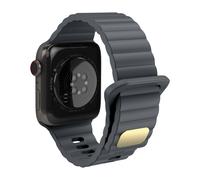 Bracelet pour Apple Watch 41mm / 40mm / 38 mm Silicone Souple et Doux Gris foncé
