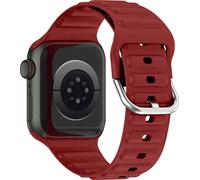Bracelet pour Apple Watch 41mm / 40mm / 38mm silicone Réglable vin rouge