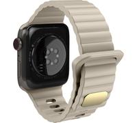 Bracelet pour Apple Watch 41mm / 40mm / 38mm Silicone souple Beige