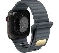Bracelet pour Apple Watch 41mm / 40mm / 38mm Silicone souple gris foncé