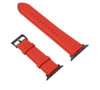 Bracelet pour Apple Watch 41mm / 40mm / 38mm similicuir rouge