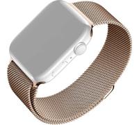 Bracelet pour Apple Watch 42/41/40/38 mm, Fixed Mesh Strap or rose