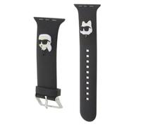 Bracelet pour Apple Watch 42/44/45mm Rubber NFT en Silicone Noir