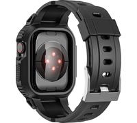 Bracelet pour Apple Watch 49mm Silicone souple noir