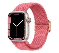 Bracelet pour Apple Watch 41mm / 40mm / 38 mm Nylon Tressé Respirant rose