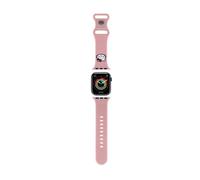 Bracelet pour Apple Watch - HELLO KITTY - Kitty Head - Silicone - Rose - Compatible 38/40/41 mm