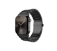 Bracelet pour Apple Watch - JUSTIN - Titan - Titane - Noir - Compatible 38/40/41/42 mm